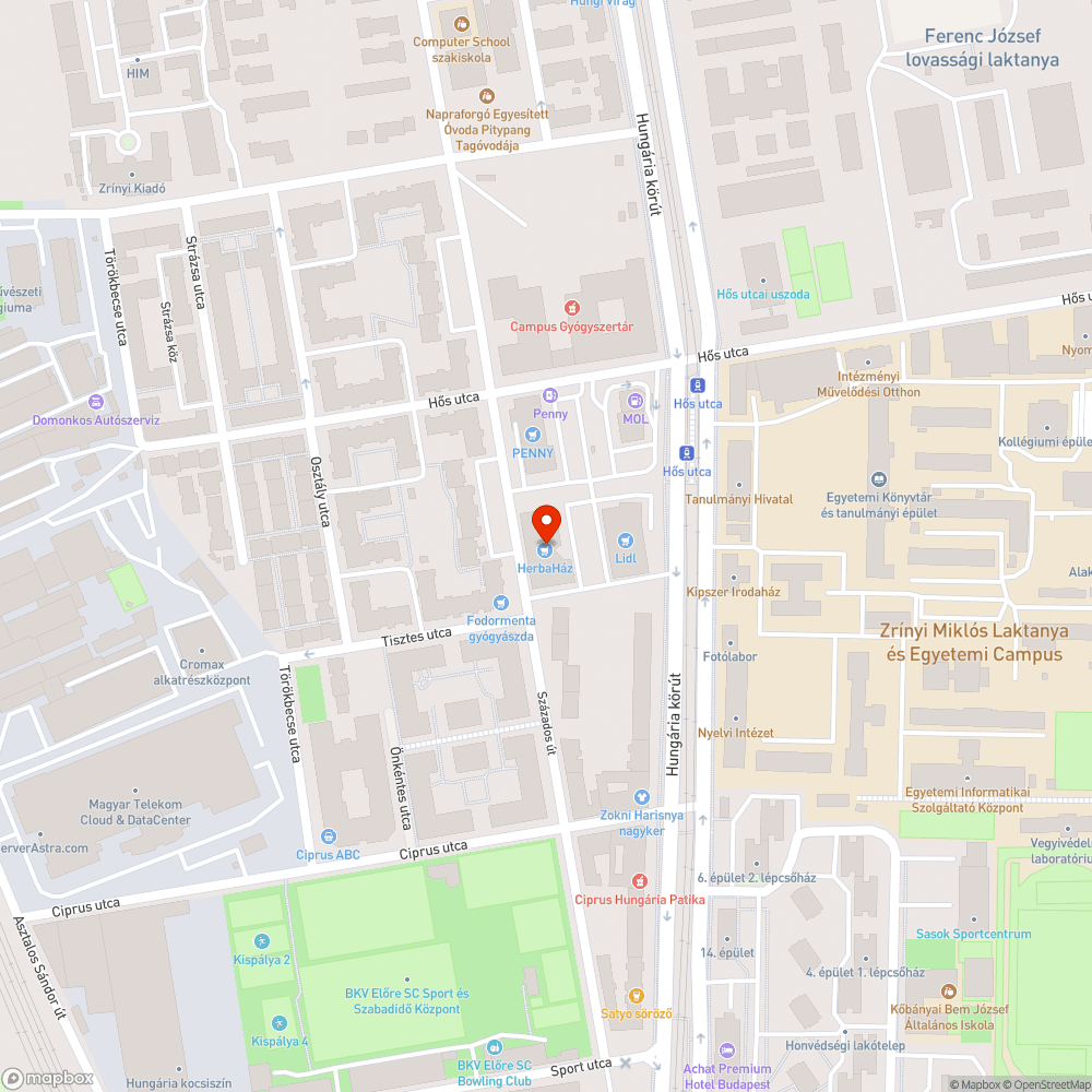 A Százados utat  visszahódította a természet bejelentés helye