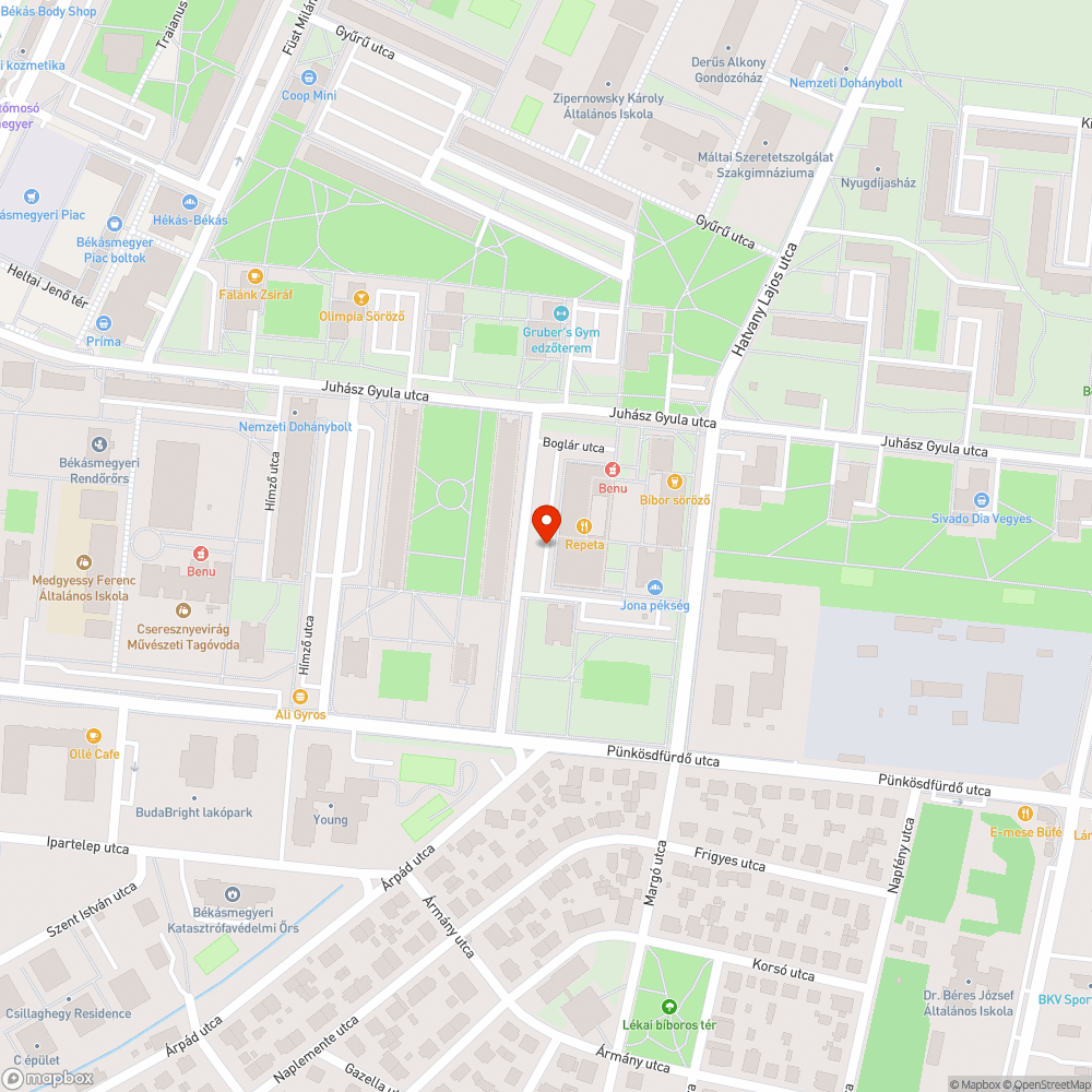 Csatorna eldugult bejelentés helye