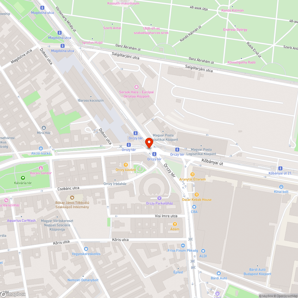 Tilos vagy nem bejelentés helye