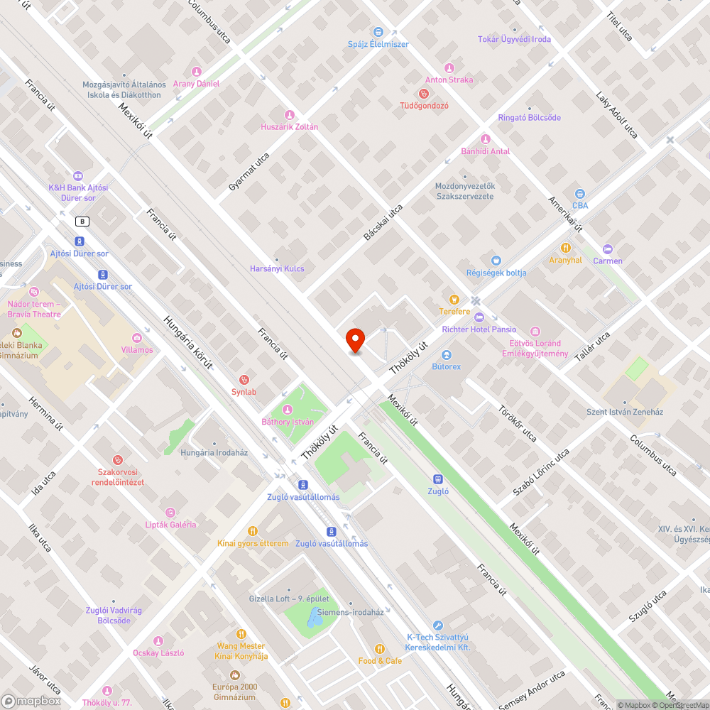 Roncsautó a Mexikói úton bejelentés helye