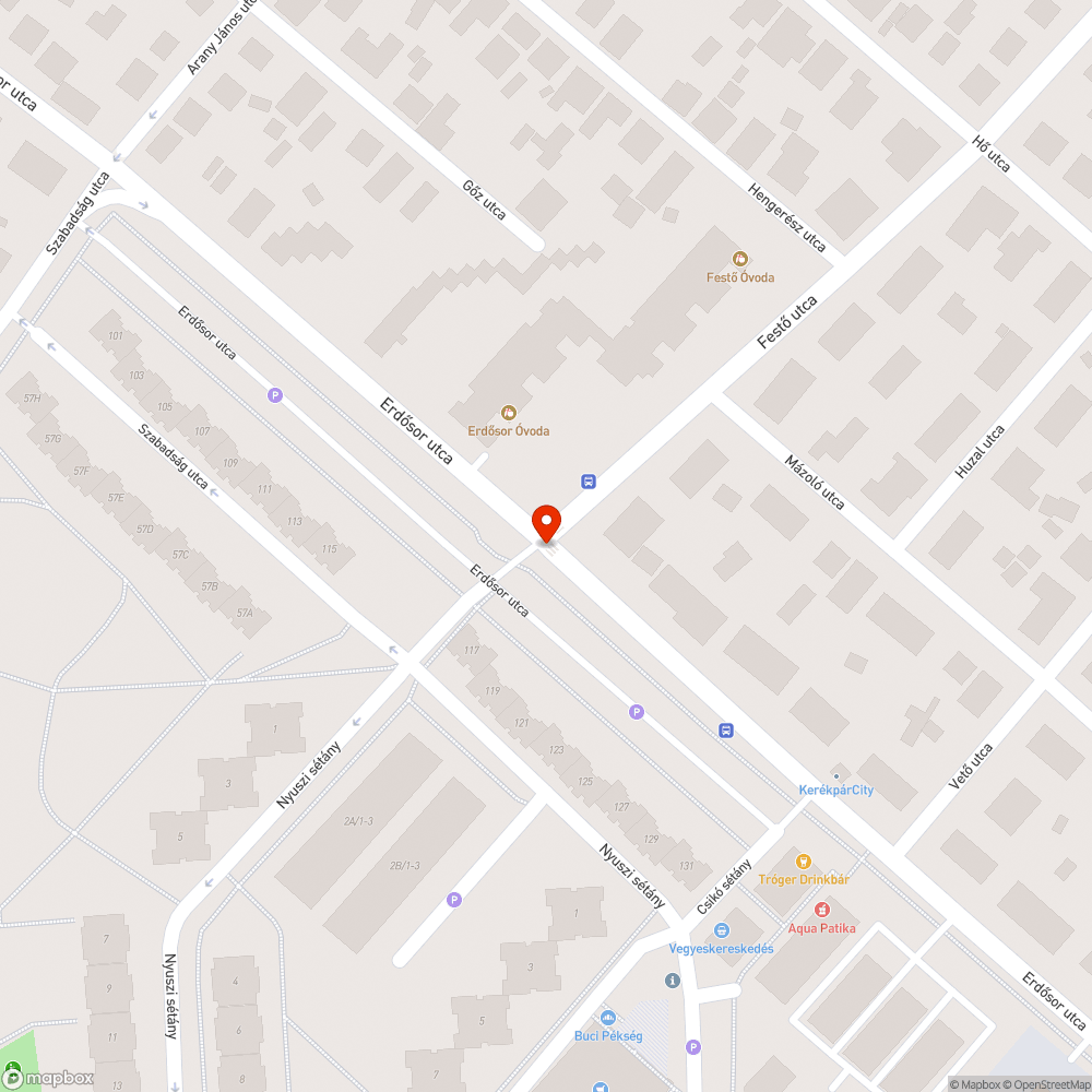 Beláthatatlan kereszteződés, megálló víz, kátyú bejelentés helye