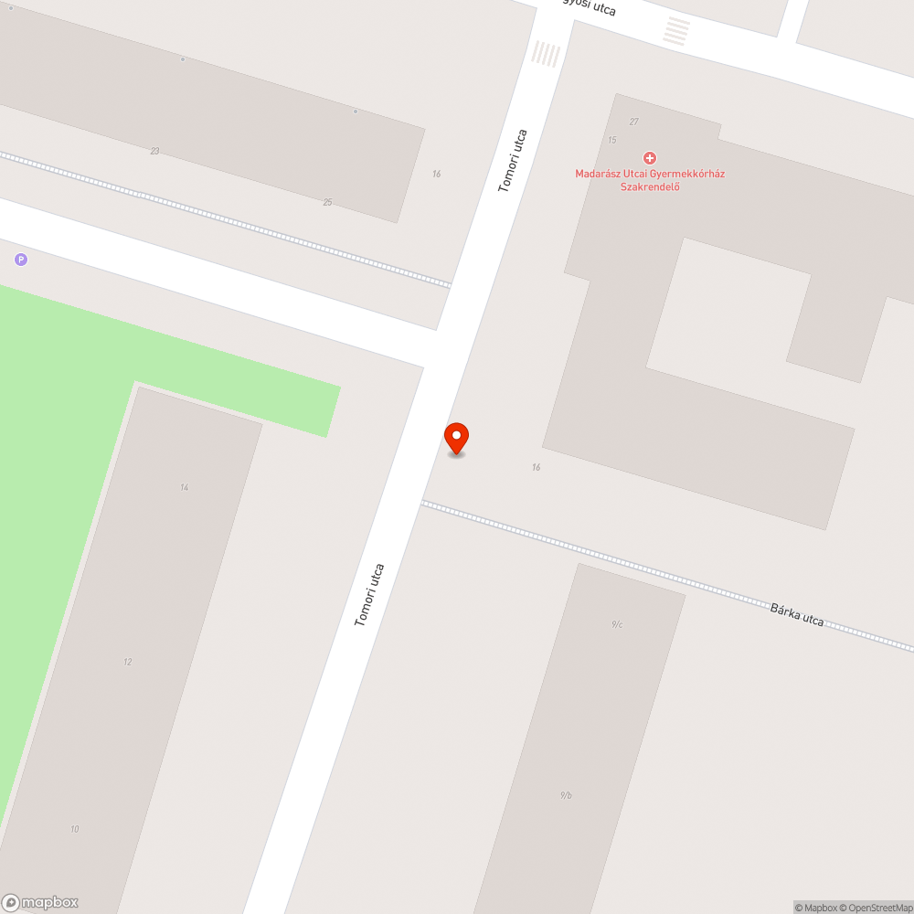 Megrongált parkolóautomata bejelentés helye