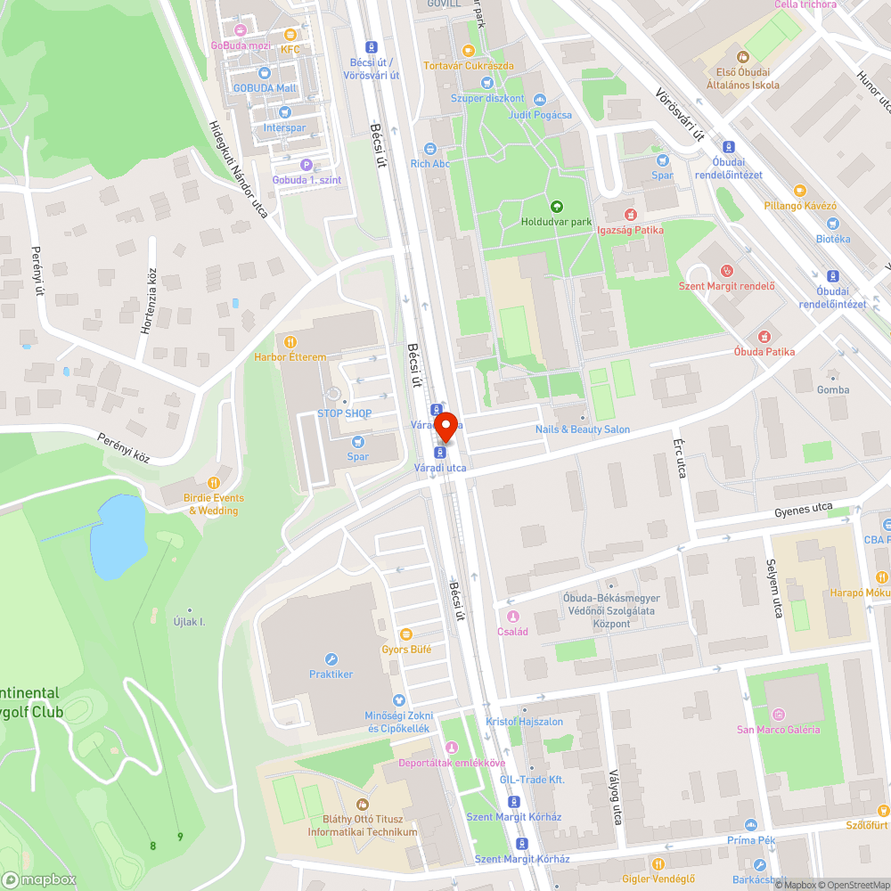 Korlát bejelentés helye