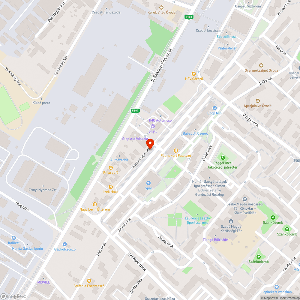 Kerékpárút felé dőlő korlátok bejelentés helye