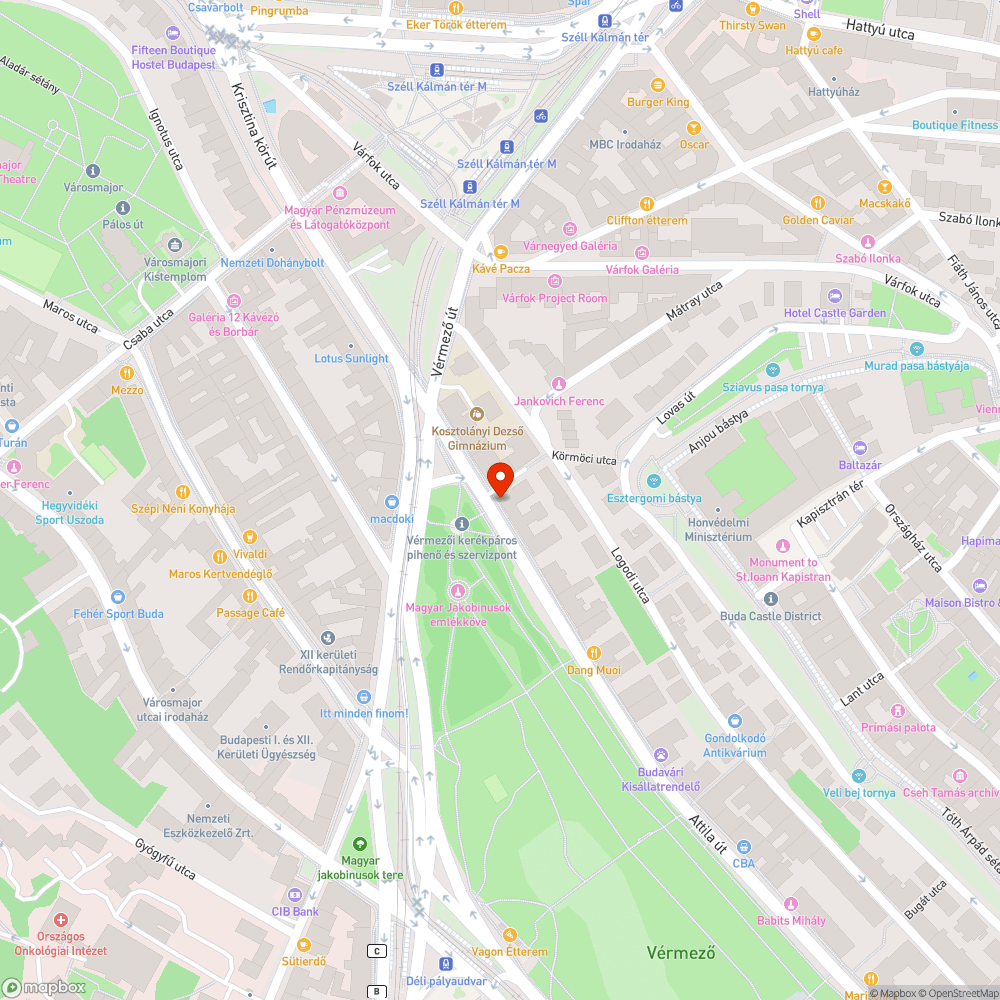 Parkolás a Körmöci utcában bejelentés helye