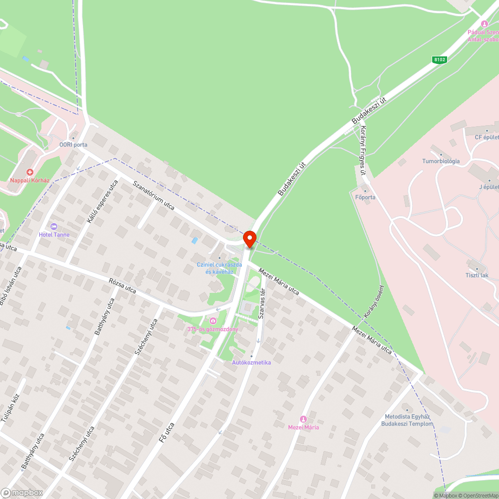 Rosszul beállított,  csorba forgalmi tükör bejelentés helye