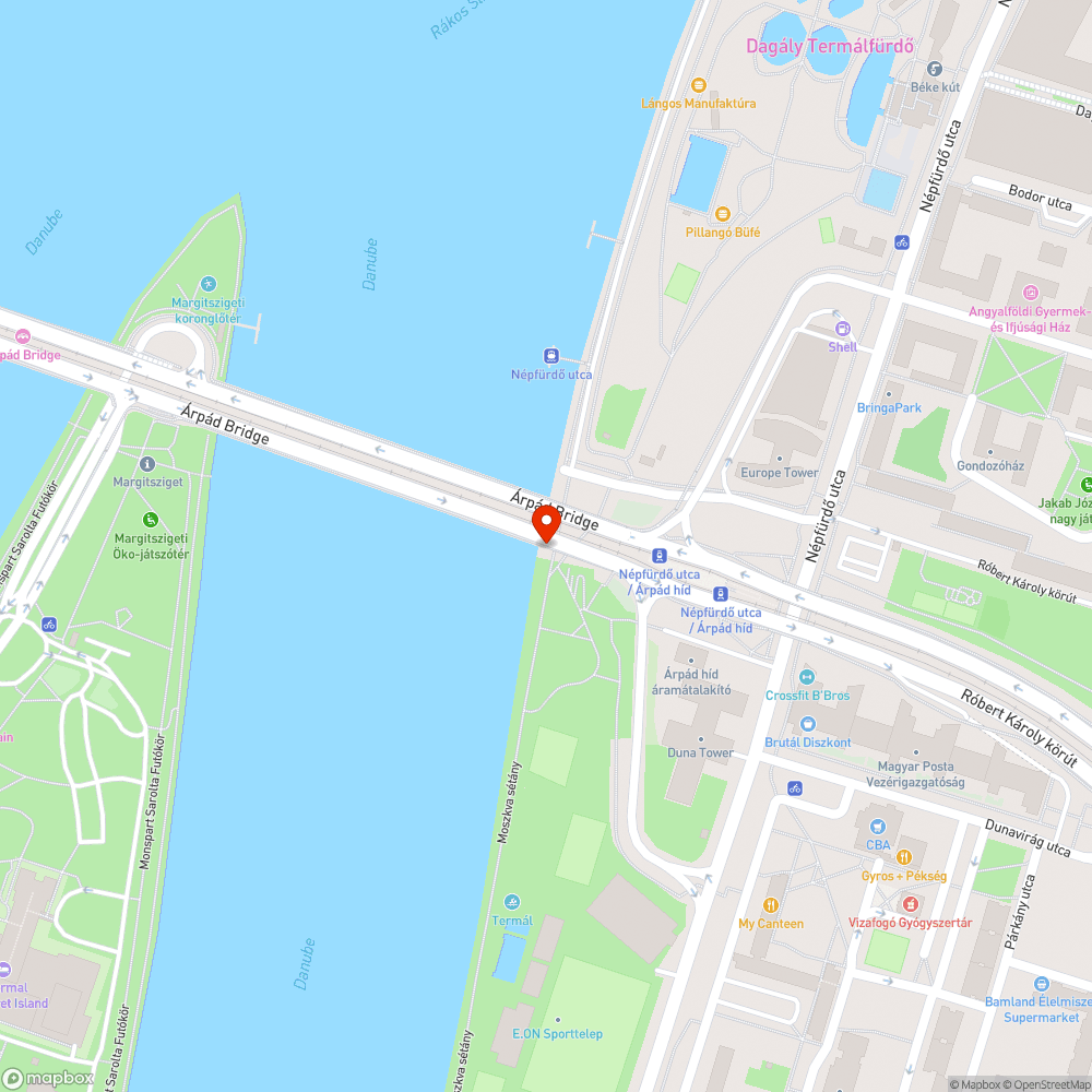 Kidöntött tábla bejelentés helye