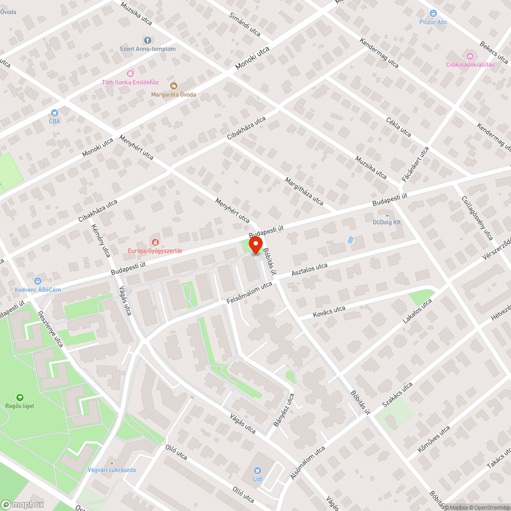 Letört faág bejelentés helye