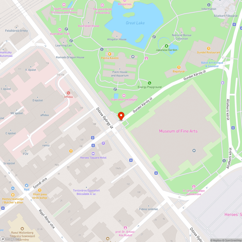 Kátyús útszakasz bejelentés helye