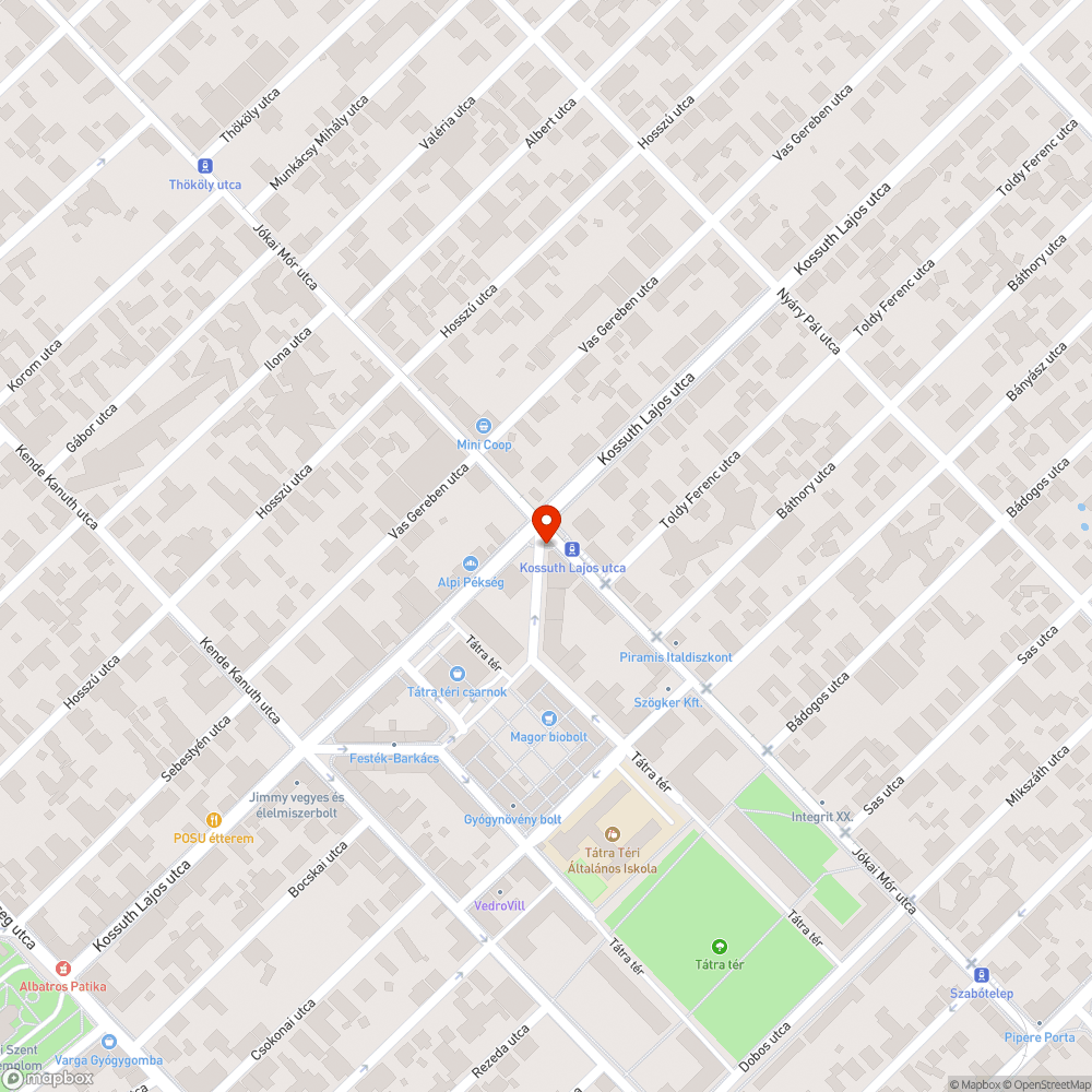 Hiányzó aszfalt bejelentés helye