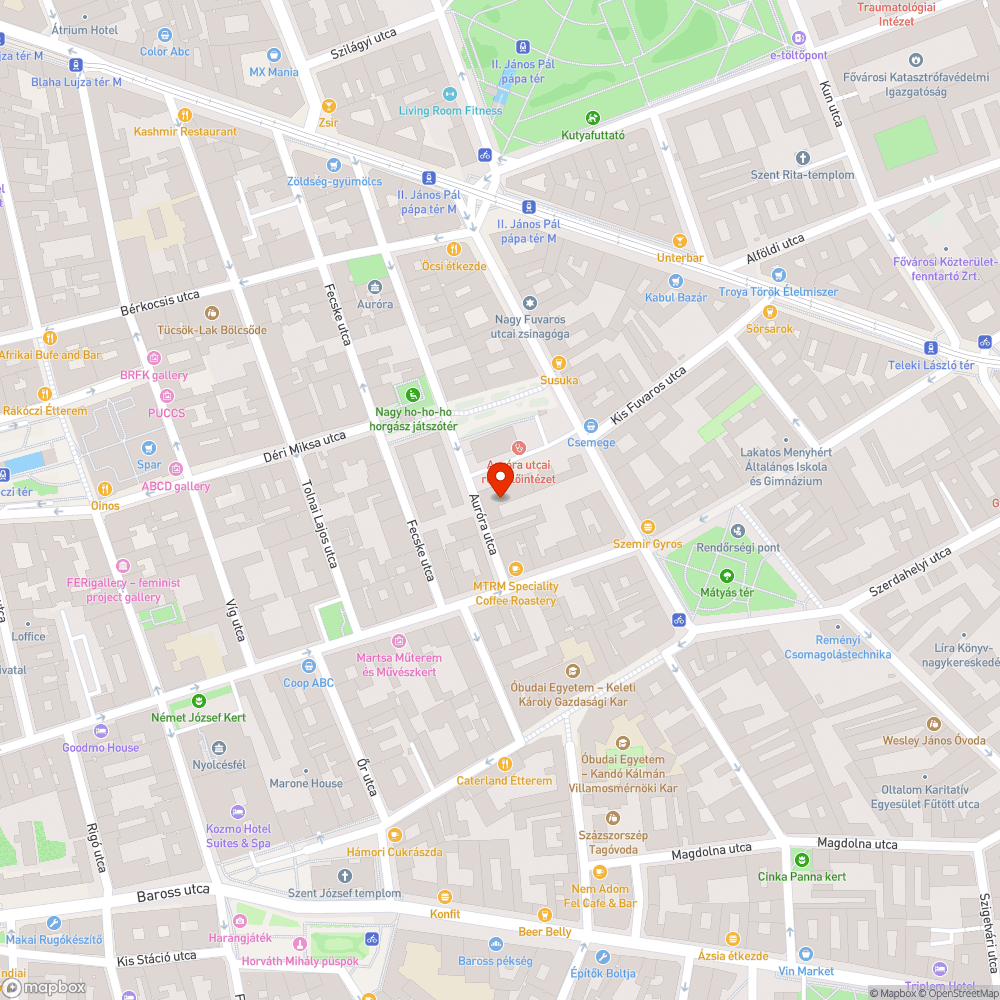 Megsüllyedt járda bejelentés helye