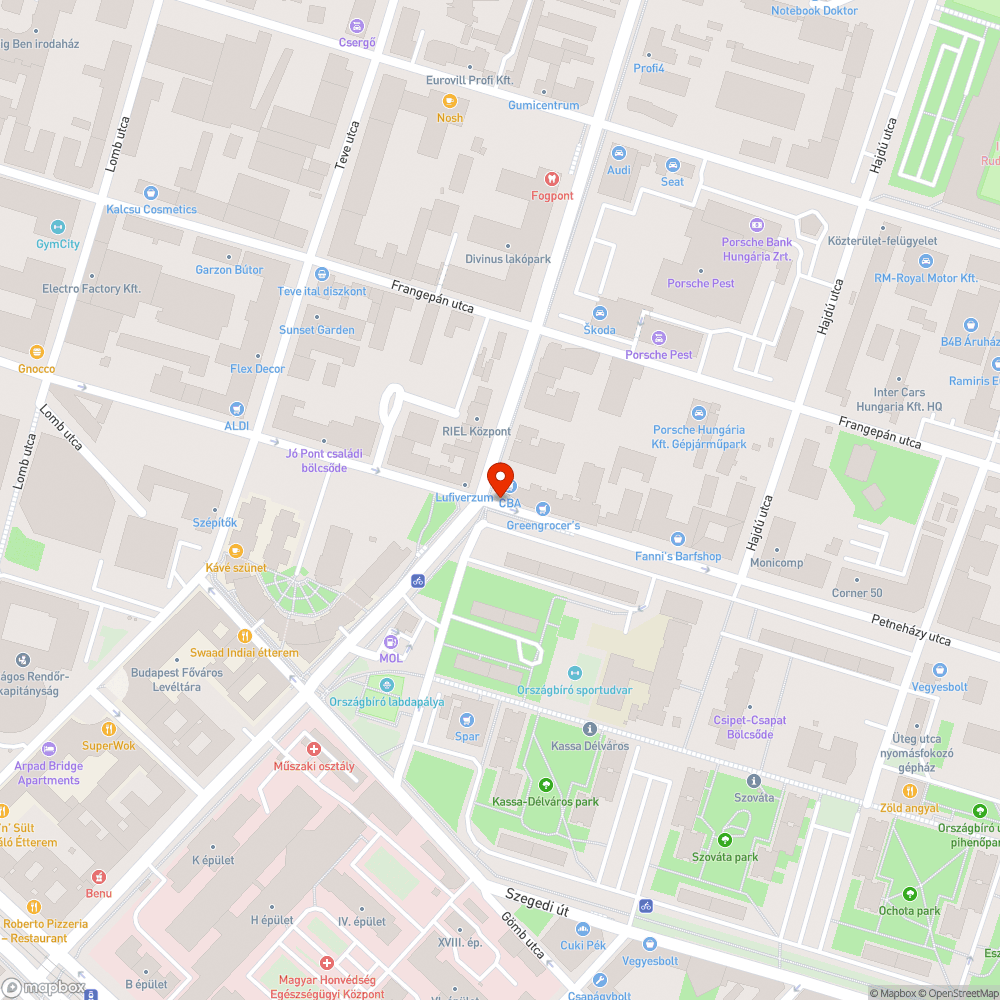 Leszakadt szemetes bejelentés helye