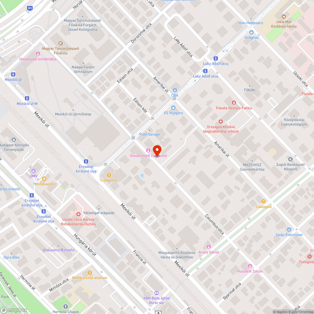 kiszáradt fa bejelentés helye