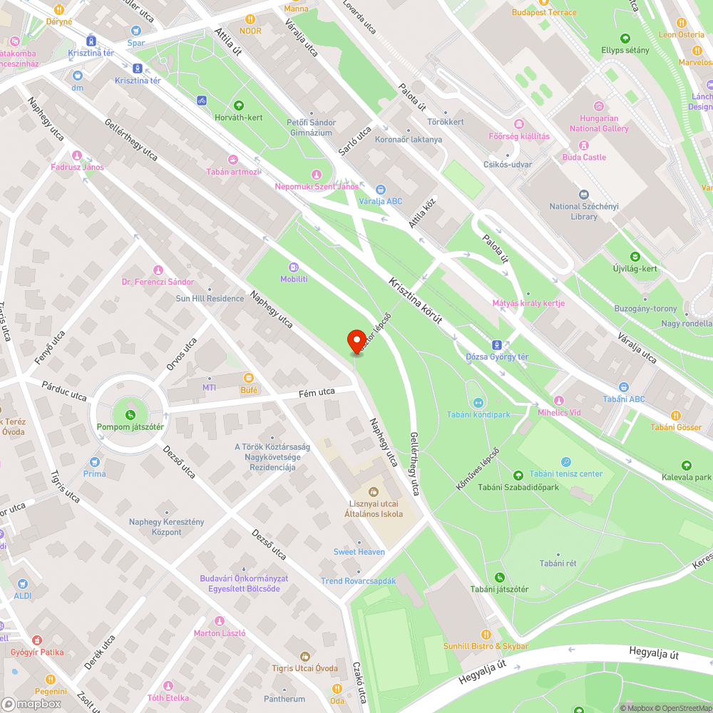 Pásztor lépcső bejelentés helye