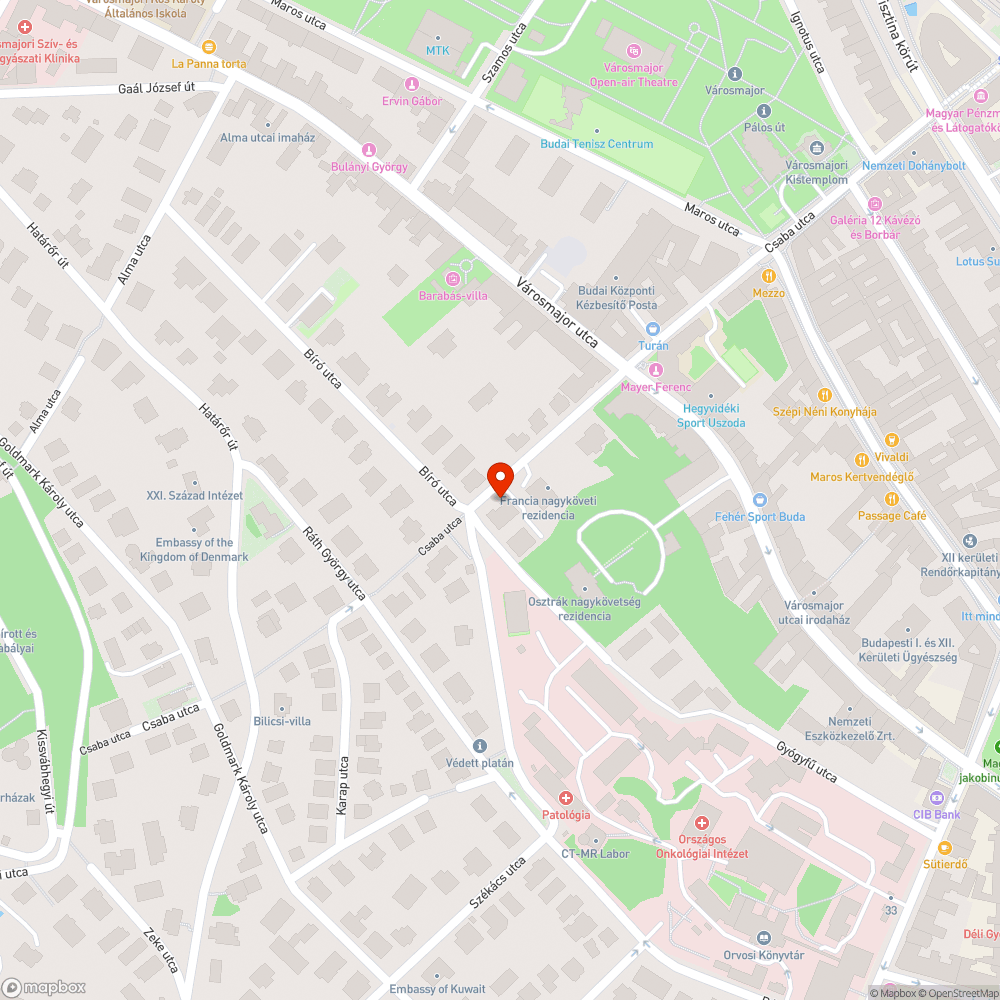 Fapótlás a Csaba utcában bejelentés helye