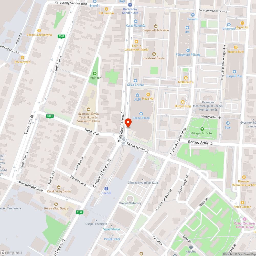 Járdán hagyott autó bejelentés helye