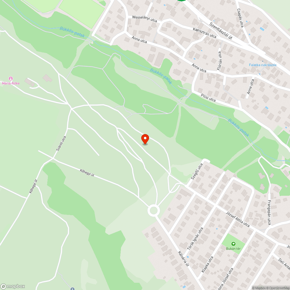 Lászlótelepen, a fenyves melletti árvalányhalas réten eluralkodott a sittlerakás. bejelentés helye