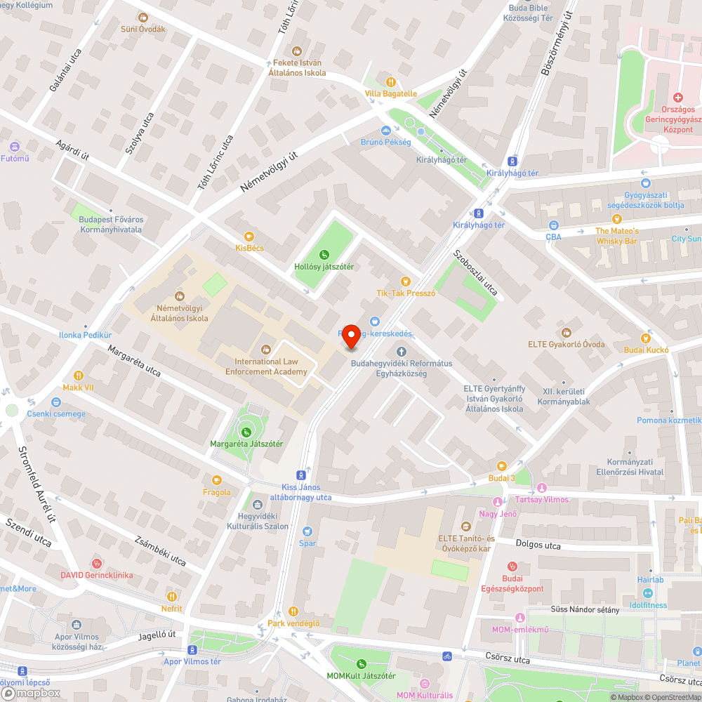 Víznyelő beszakadás bejelentés helye