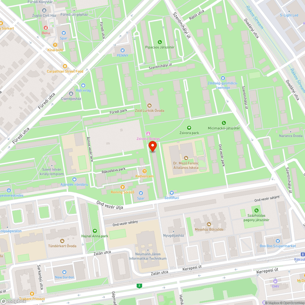 Lekopott járda festék bejelentés helye