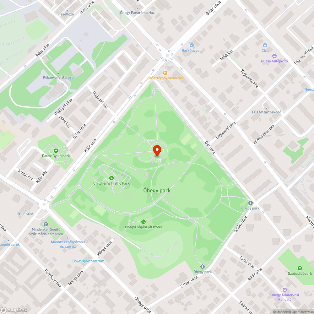 A majális maradékai bejelentés helye