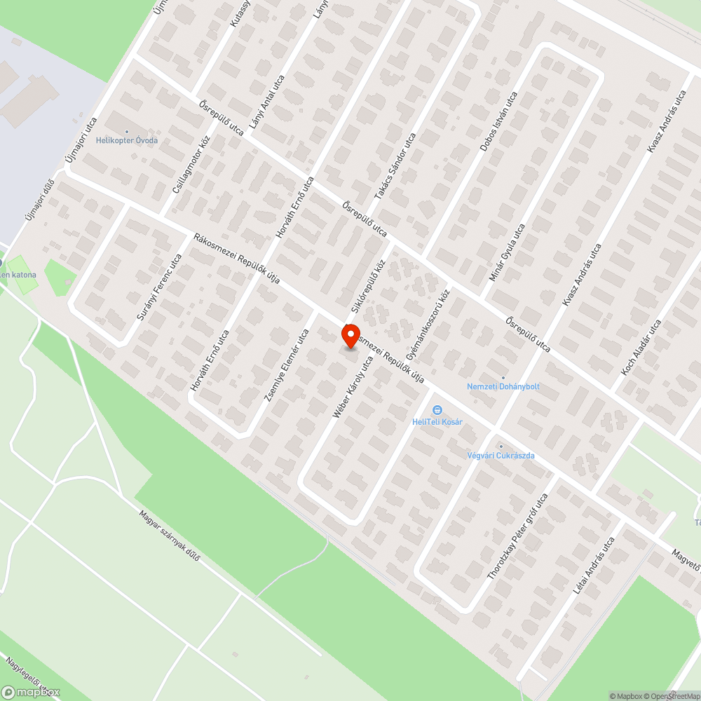 vízmegállás bejelentés helye