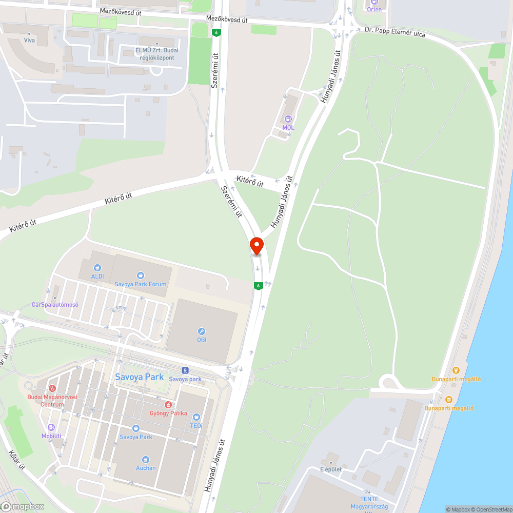 Eldugult bejelentés helye