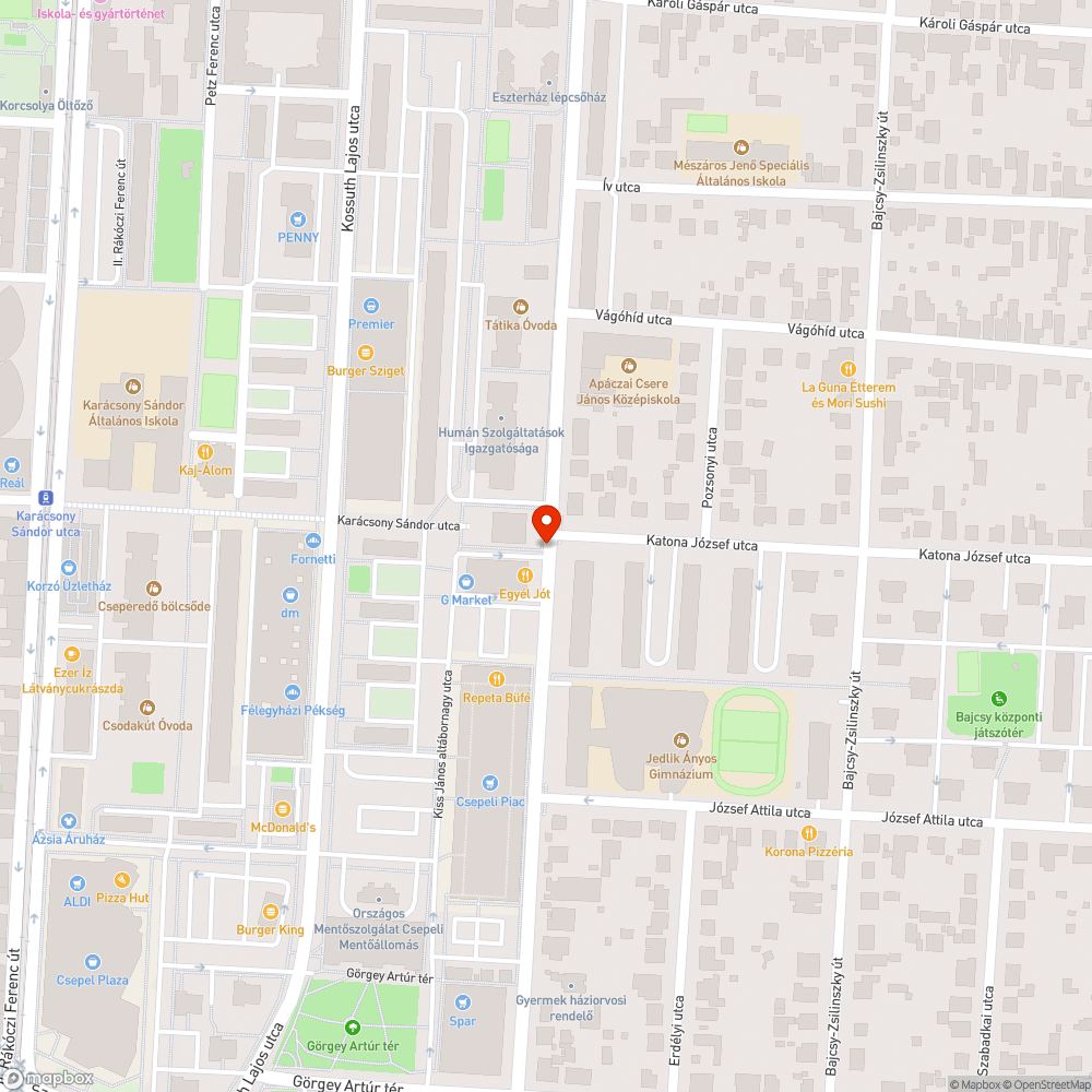 Hatalmas kráter bejelentés helye