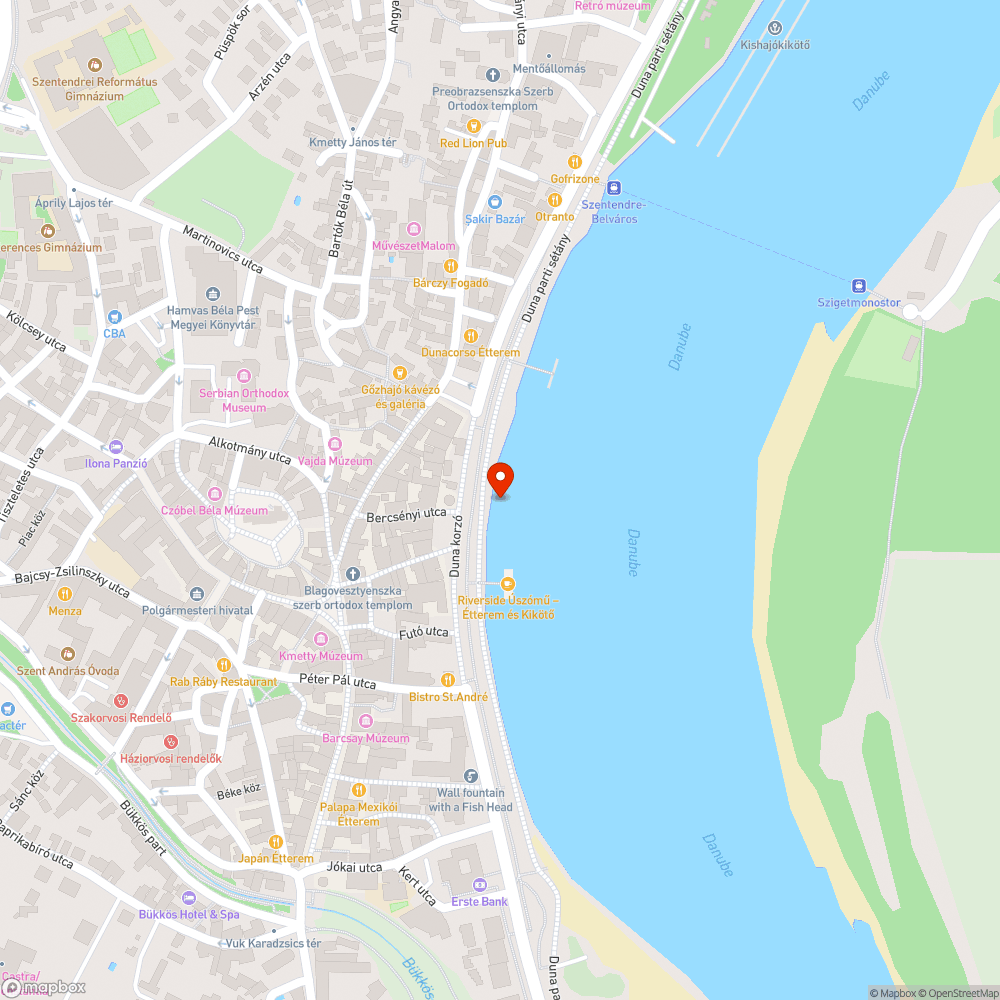 legyomirtózott növénymaradványok a Korzón bejelentés helye