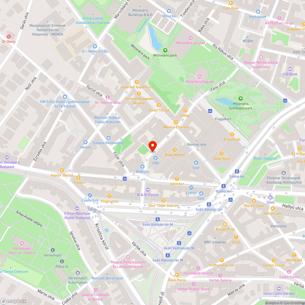 Parkolás második sorban a Fény utcában bejelentés helye