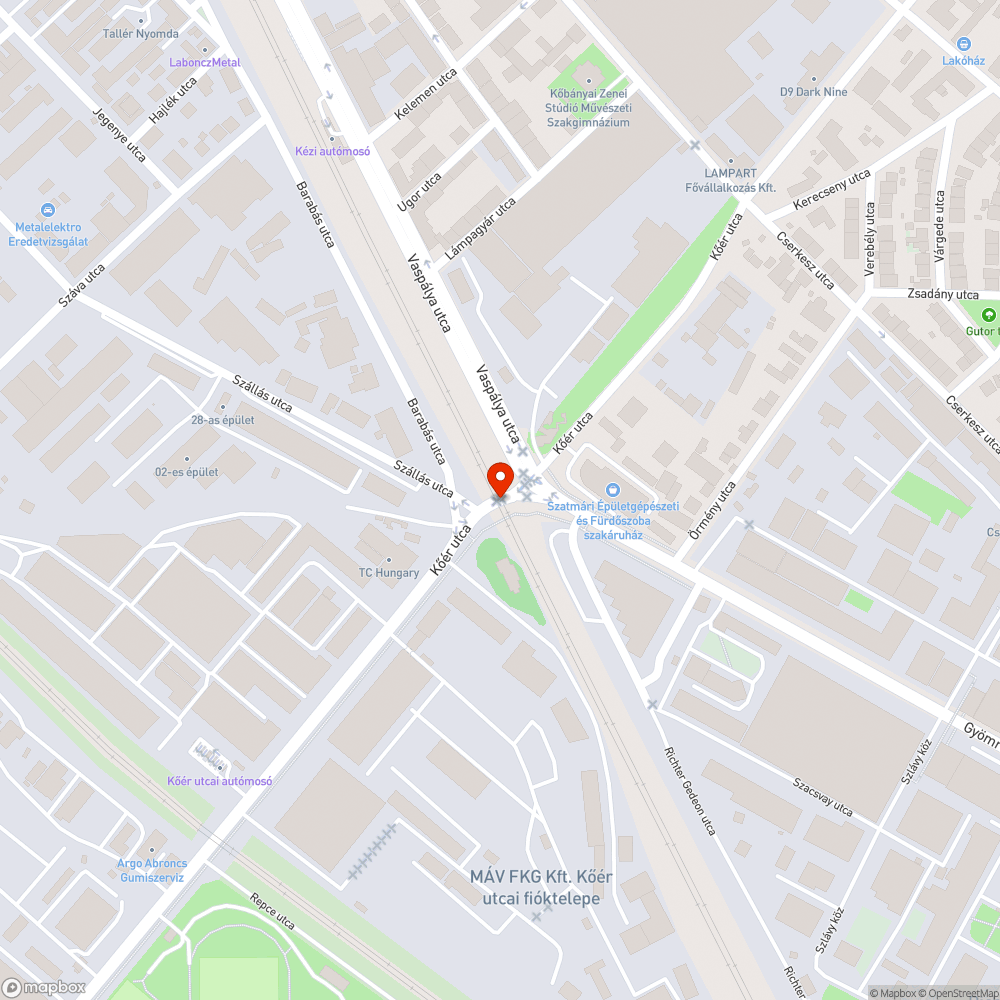 Veszélyes helyzetek a vasúti síneknél bejelentés helye