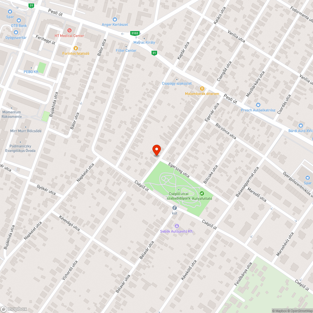 Nem megoldott vízelvezetés bejelentés helye