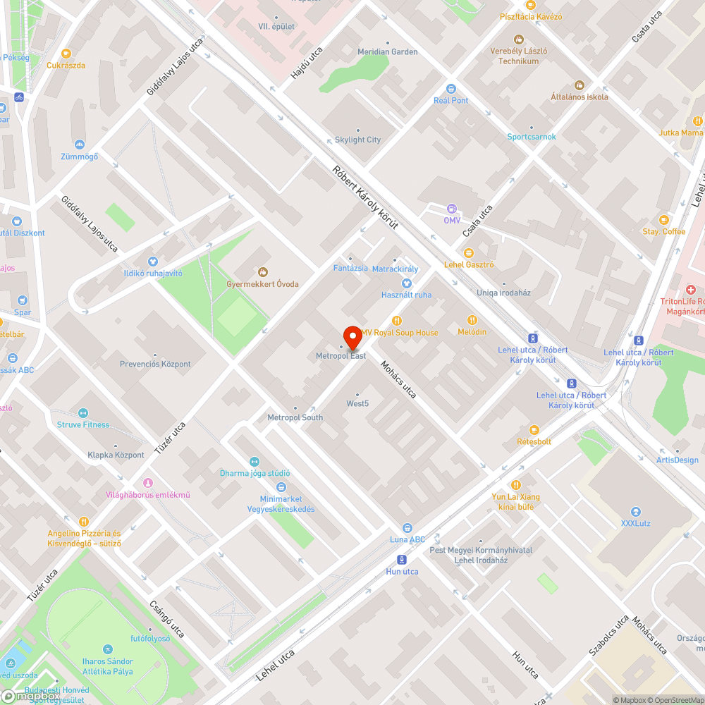 Szemét bejelentés helye