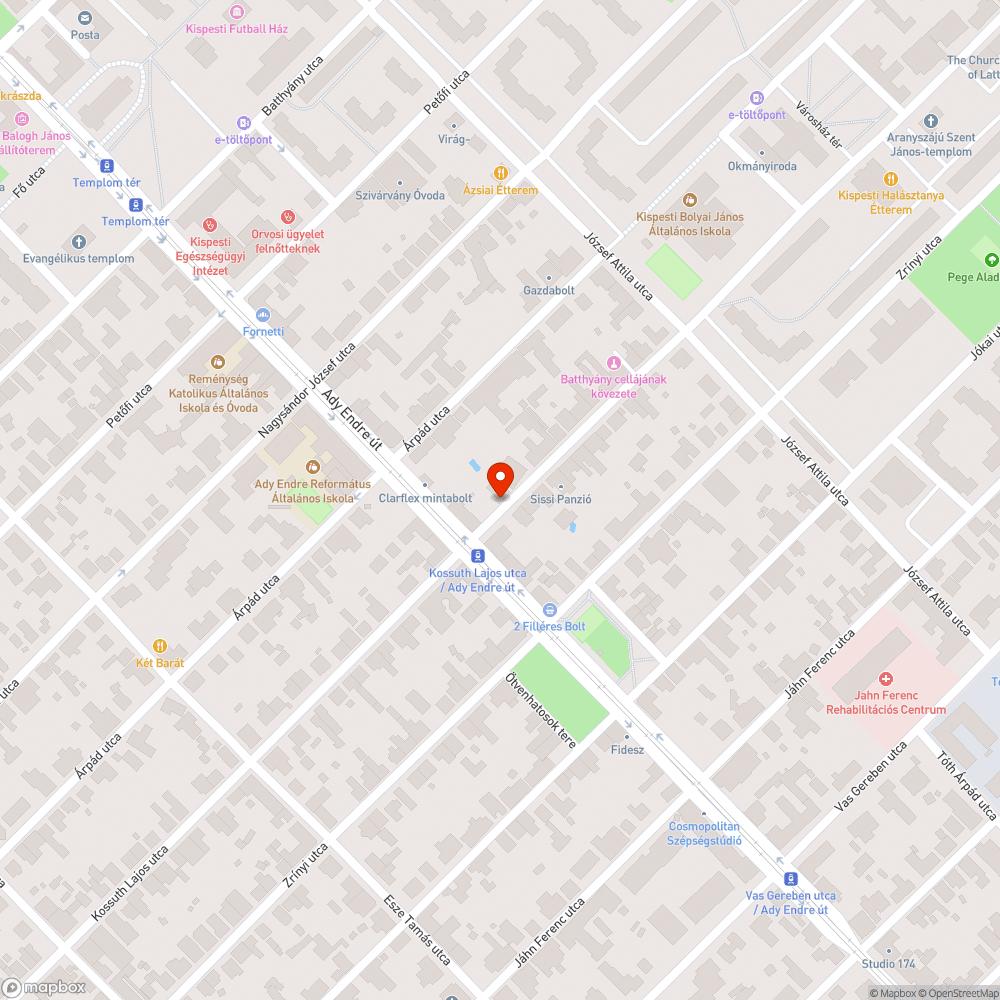 Defektes, totálkáros utcán hagyott autó bejelentés helye