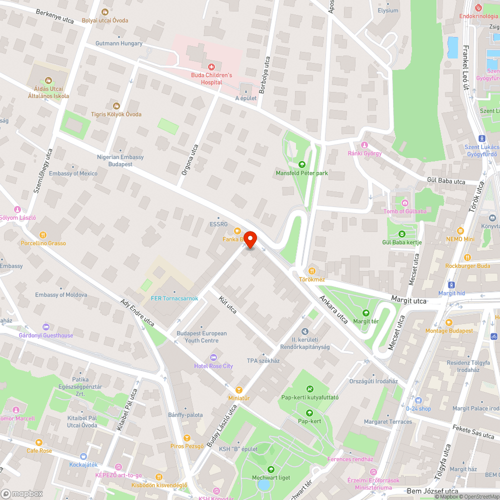 Járdára parkolás bejelentés helye