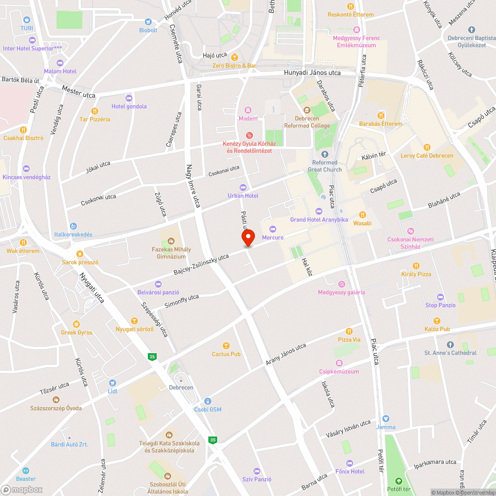 "talált" stop tábla bejelentés helye