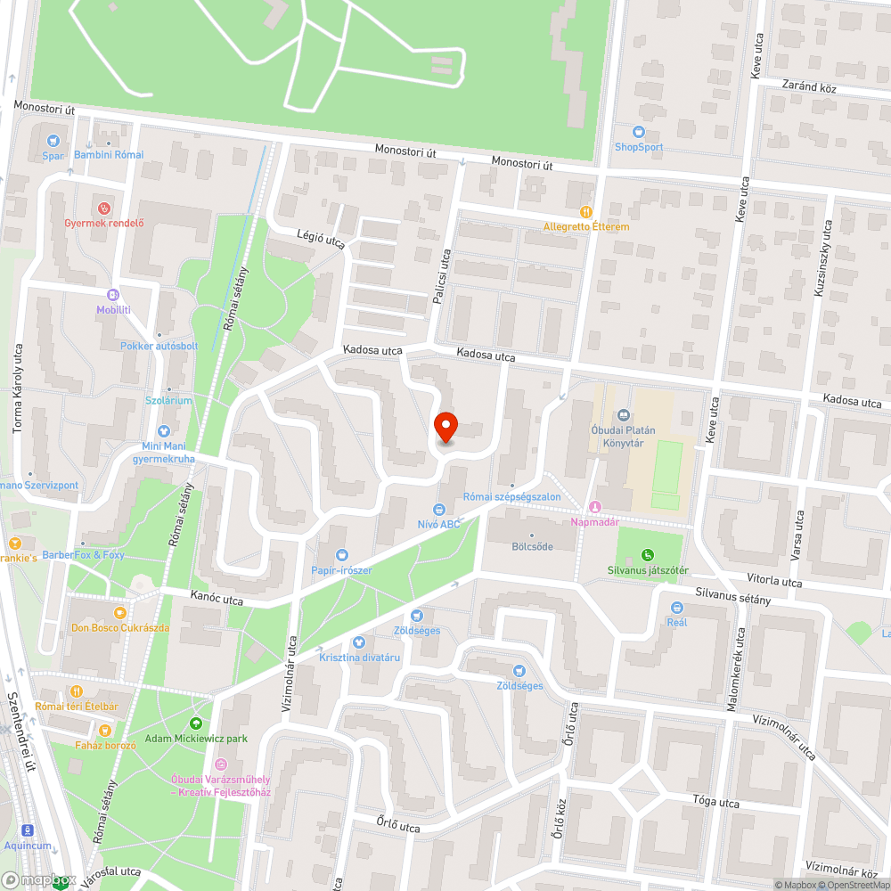 Ottfelejtett autók bejelentés helye