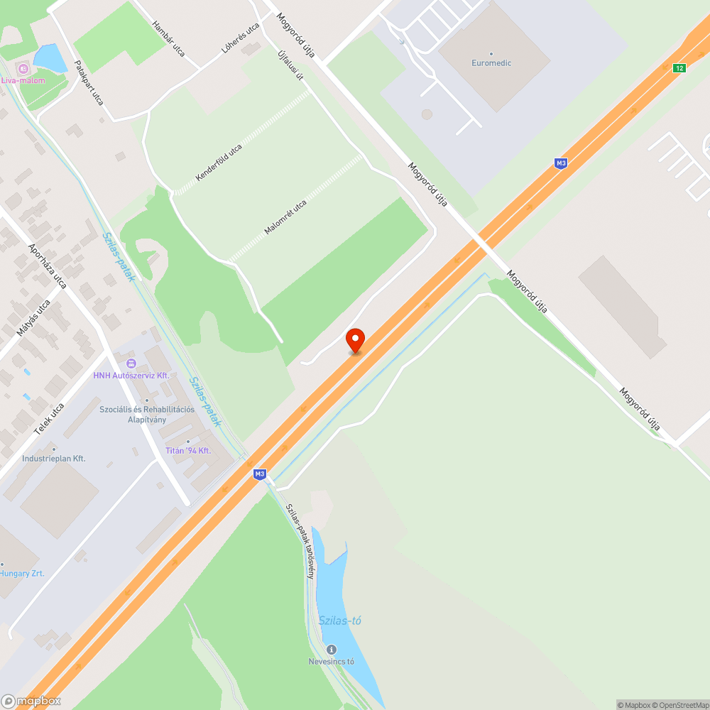 Leállósáv megnyitása mint a kivezető oldalán bejelentés helye