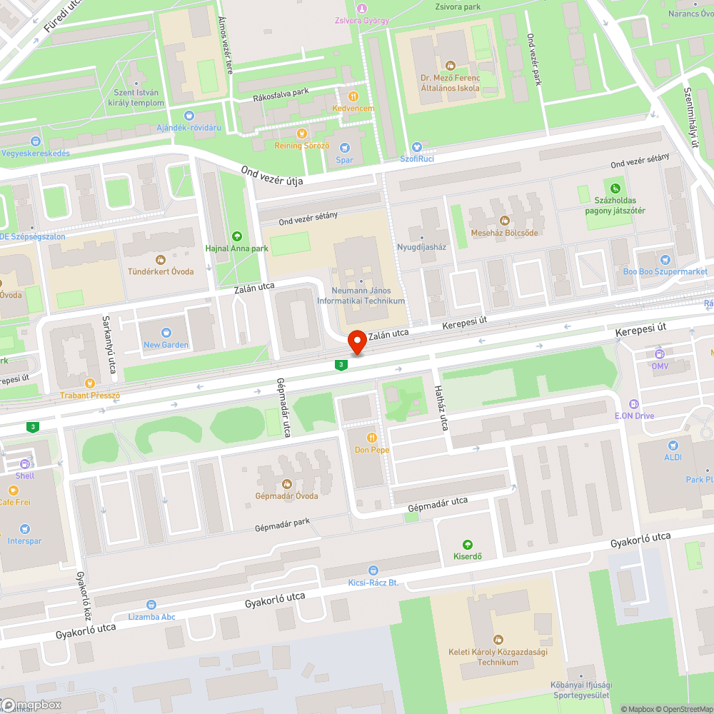 Kopott korlát bejelentés helye