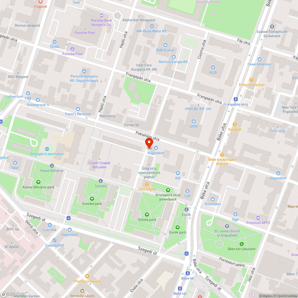 Illegális szemétlerakás bejelentés helye