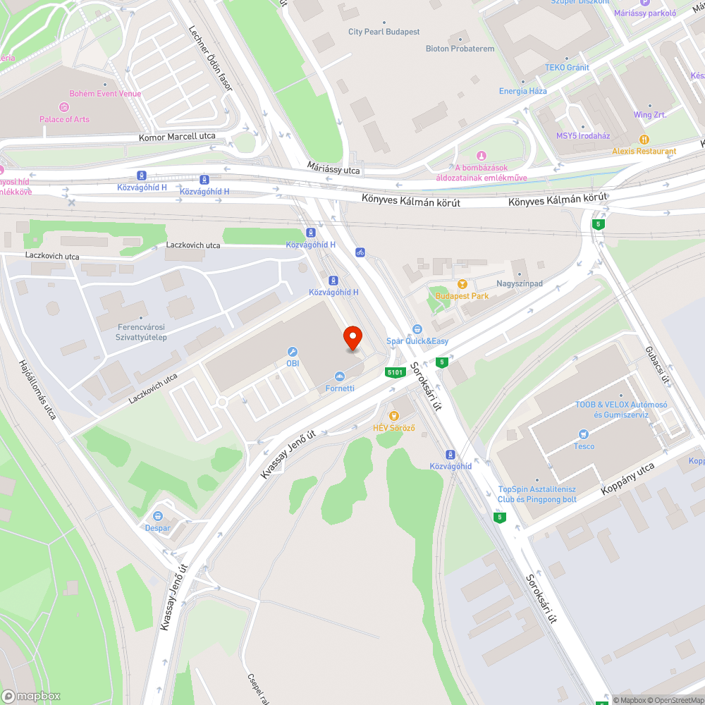 Roncsbici bejelentés helye