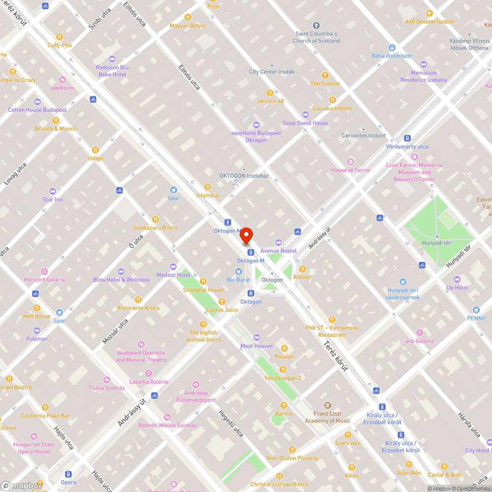 Firkás tábla (Oktogon) bejelentés helye