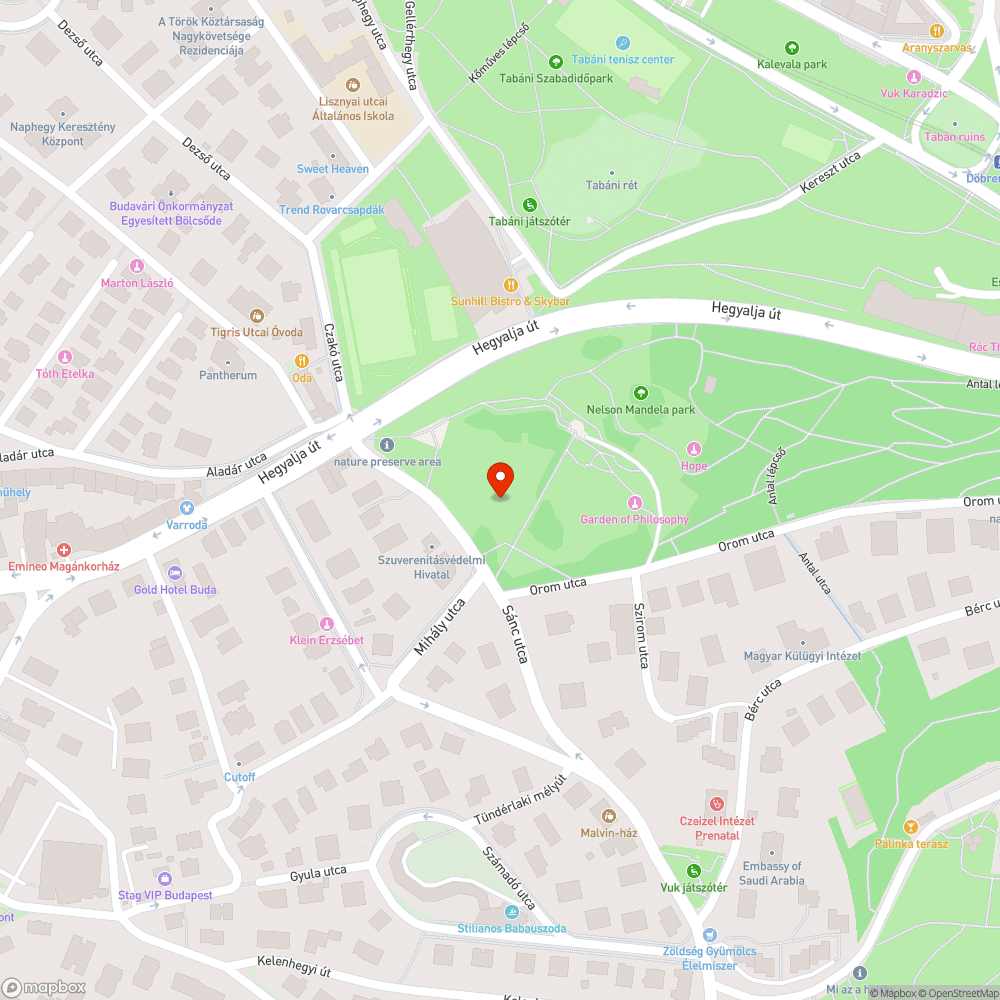 Kiszáradt fák bejelentés helye