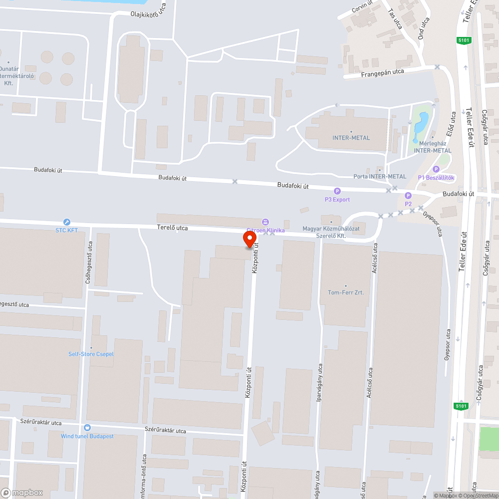 Hatalmas kátyú bejelentés helye