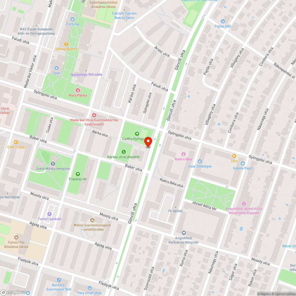 Firkás utcatáblák bejelentés helye