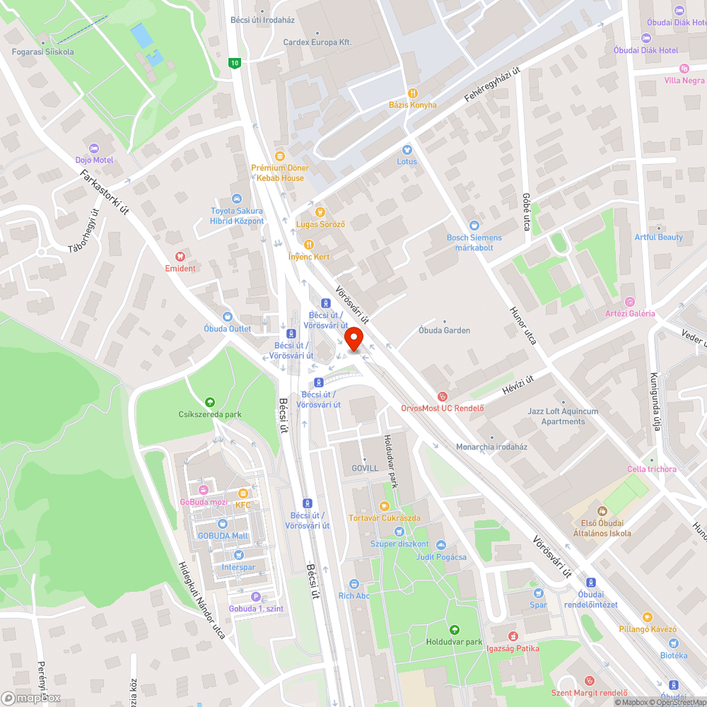 Zebra hiánya bejelentés helye