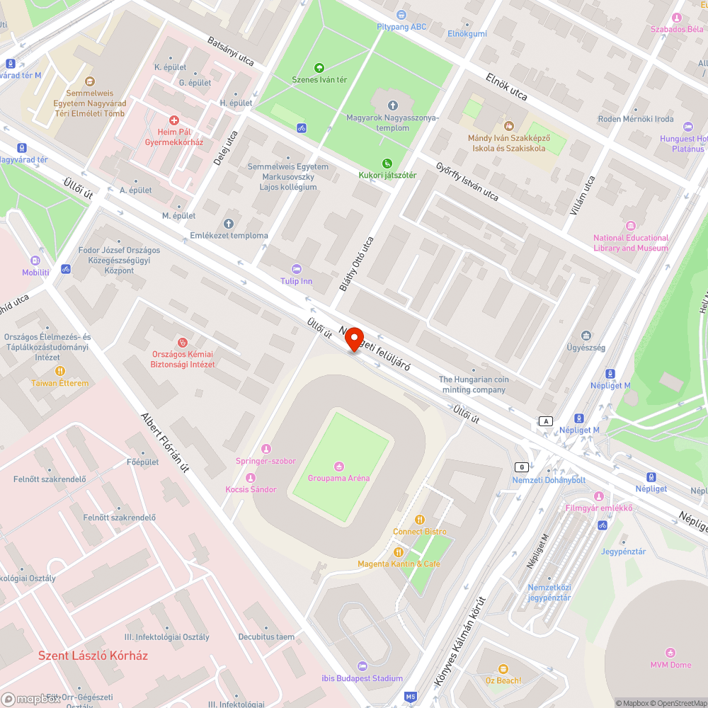 Beláthatatlan bicikliút-közút kereszteződés bejelentés helye