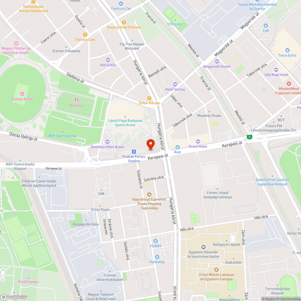 Sérült 2es megálló bejárat bejelentés helye