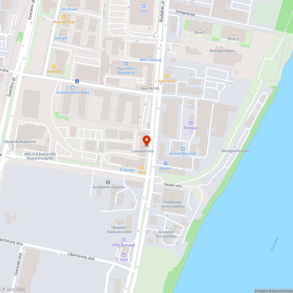 Utcaseprés a Budafoki úton bejelentés helye