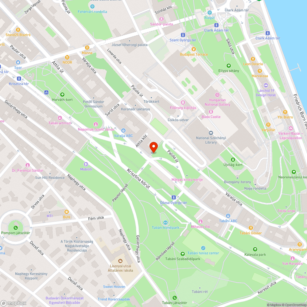 Törött pad bejelentés helye