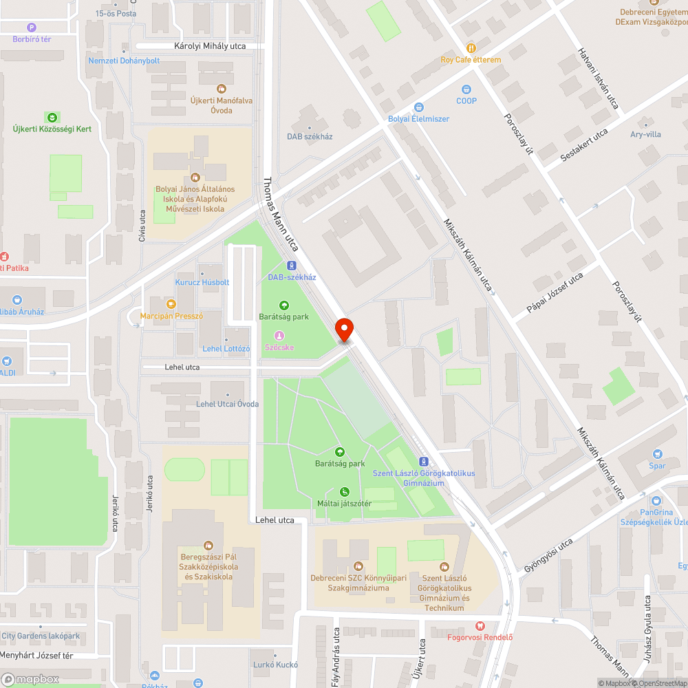 Lámpaoszlop sérülése bejelentés helye